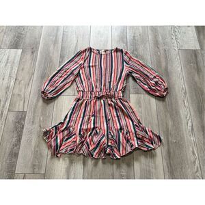 Boutique striped dress romper size S
